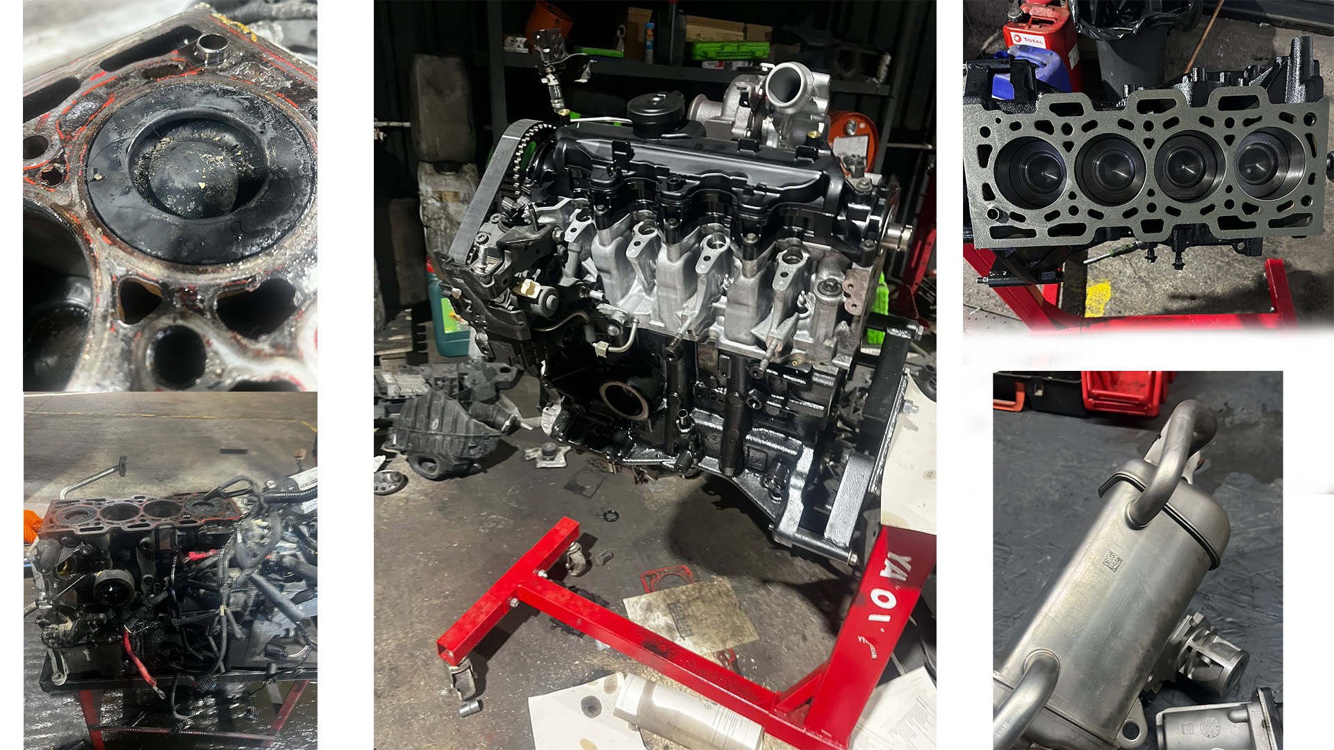 Reparații mecanice auto profesionale - Motor, chiulasă și componente în reparație la DasWerkstatt Brașov